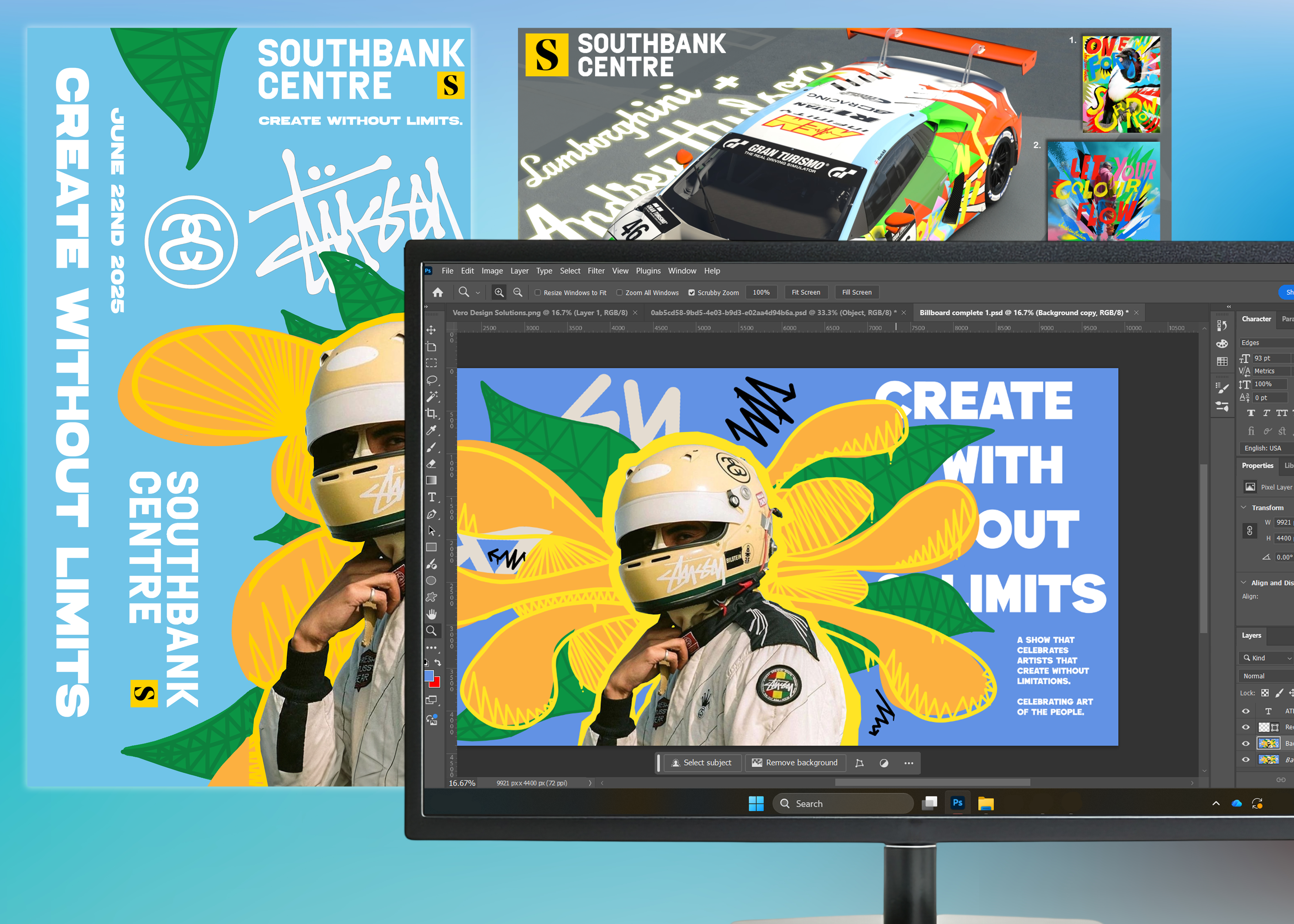 Create Without Limits - Southbank Centre vibrant design showcase